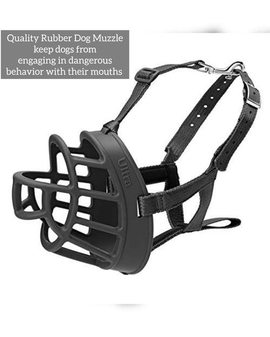 Premium Adjustable Dog Muzzle – Safe, Comfortable & Breathable