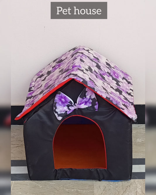🐾 Soft Foam Cat House | Portable & Cozy Pet Bed | Foldable Cat Shelter