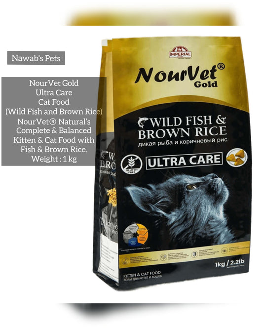 Nourvet Gold Ultra Care Cat Food – High Protein, Complete Nutrition