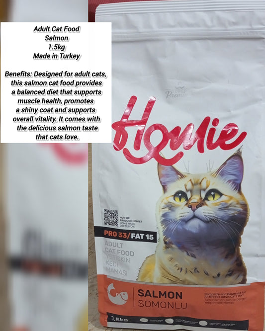 Homie Premium Super Adult Cat Food – Salmon (33/15)