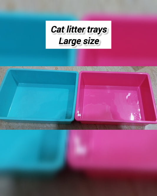 🐾 Cat Litter Tray – Easy Clean & Odor Control