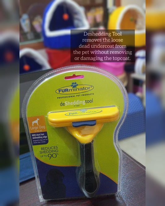 FURminator Deshedding Tool for Cats & Dogs