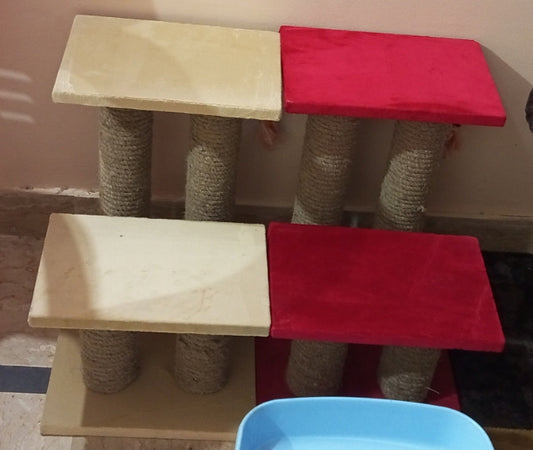 🐾 Cat Scratching Post – Double Pole with Toy