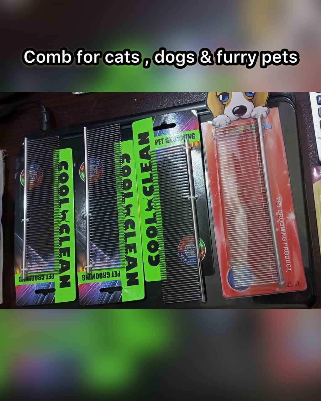 Stainless Steel Grooming Comb for Pets