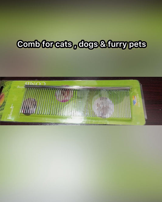 Stainless Steel Grooming Comb for Pets