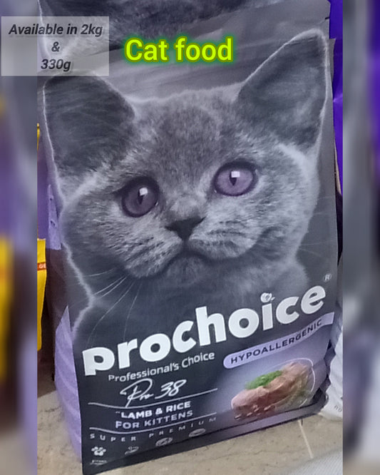 Pro Choice 38 Kitten Food – Lamb & Rice Formula (High Protein, Balanced Nutrition)