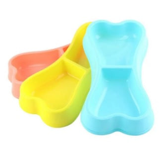 Bone Shape Feeding Bowl for Dogs & Cats