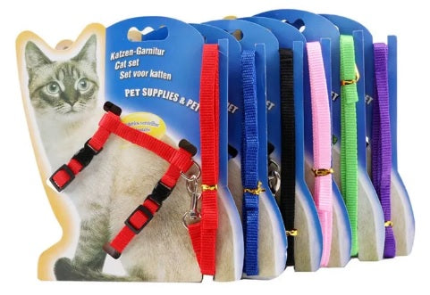 Escape-Proof Cat Harness with Leash – Soft, Adjustable & Comfortable