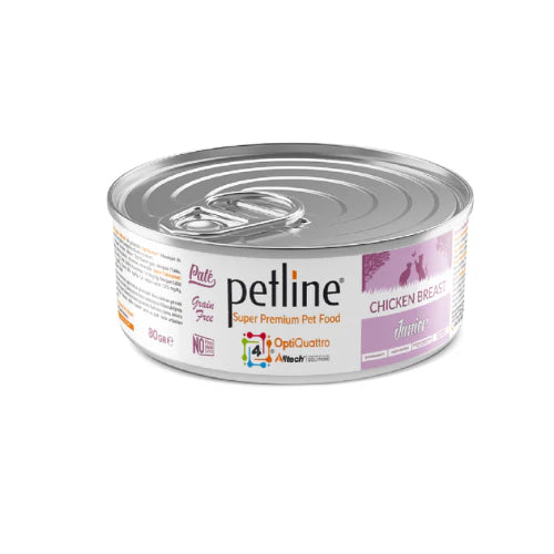 Petline Kittens Chicken Breasts Wet Food Tin – 80g
