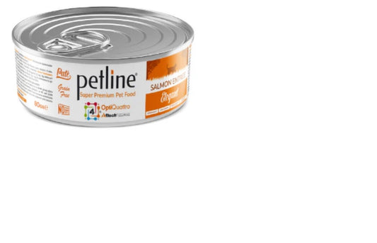 Petline Adult Cat Wet Food Salmon Tin – 80g