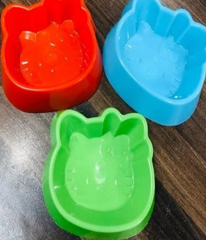 Cat Face Feeding Bowl – Cute Single Dish for Pets 🐾