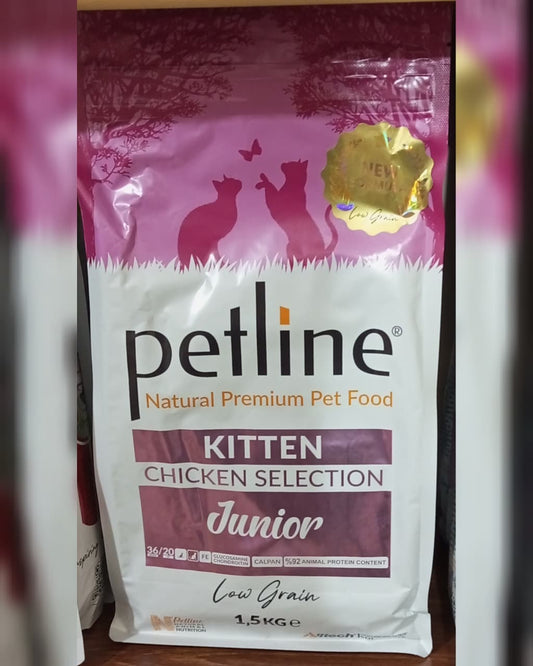 Petline Super Premium Kitten Junior Food – 1.5kg
